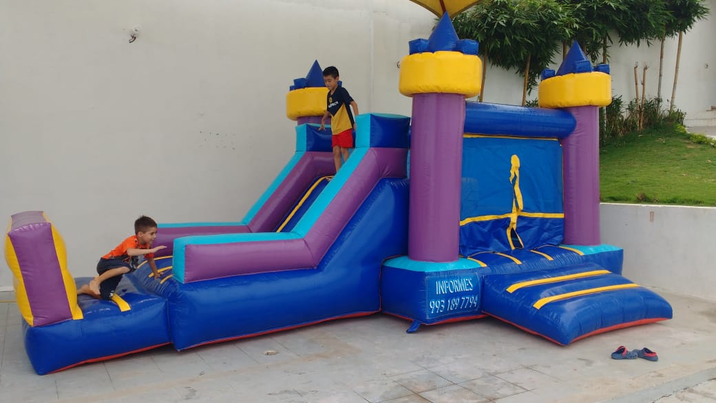 Castillo Interactivo Azul